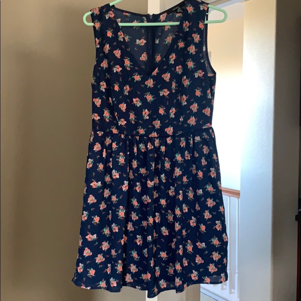Floral forever 21 size large dress